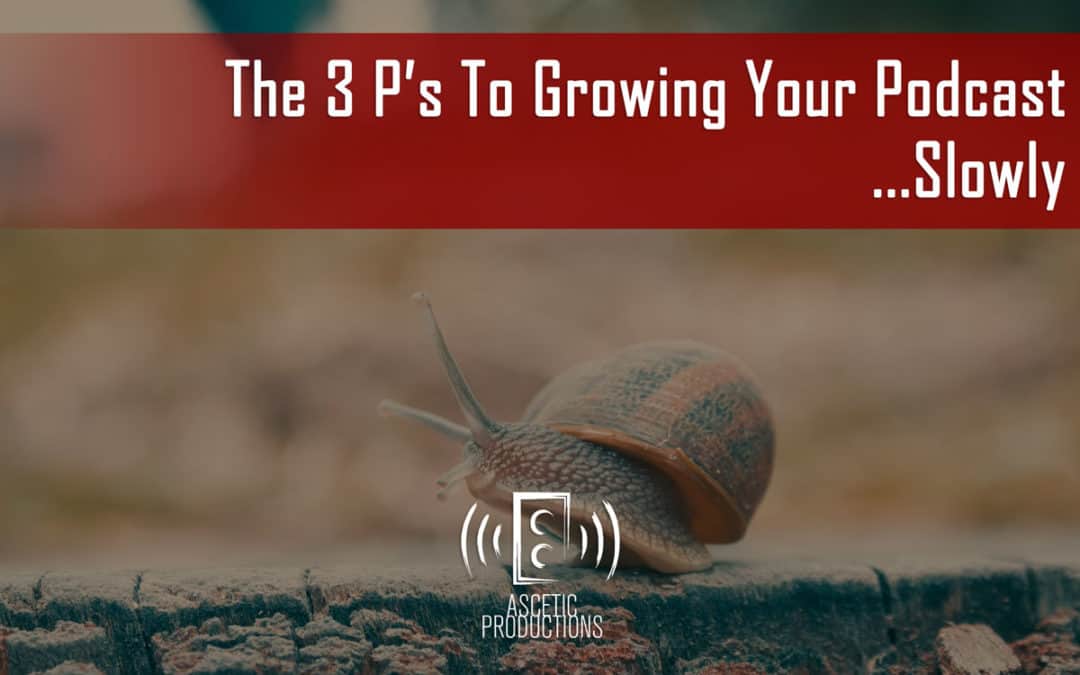 The 3 P’s To Growing Your Podcast Audience…Slowly